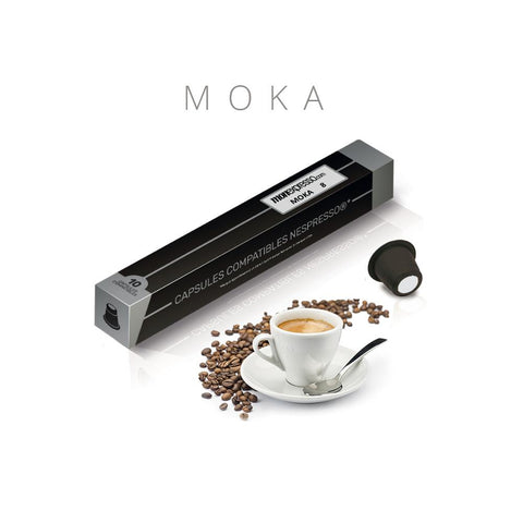 Moka - 10 capsules pour Nespresso