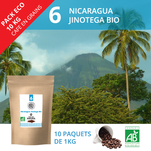 Cafés en Grains - Nicaragua Bio - 10Kg - Vente en gros
