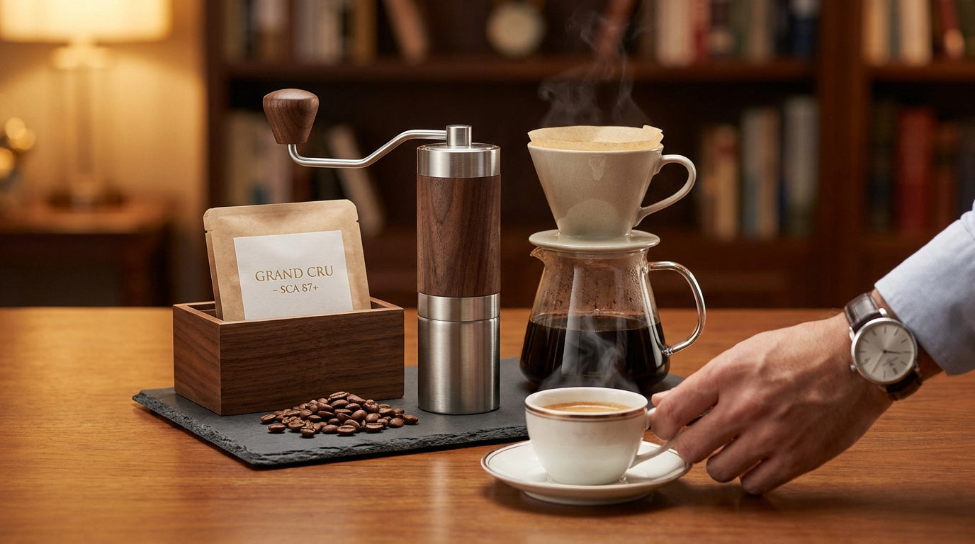 Quelle idée cadeau café offrir à un amateur de grands crus
