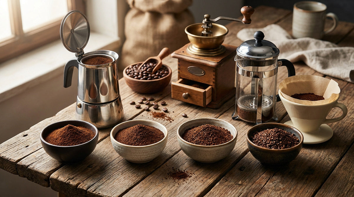 Comment choisir son café moulu selon sa méthode d'extraction