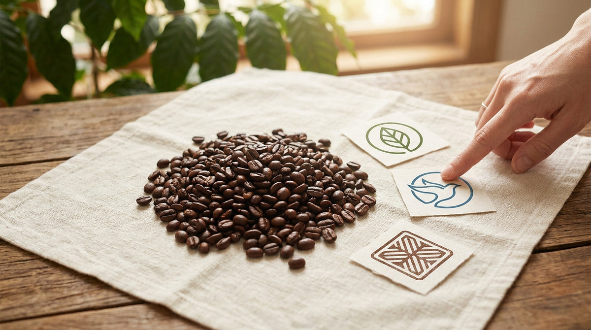 Comment décrypter les labels de certification du café bio