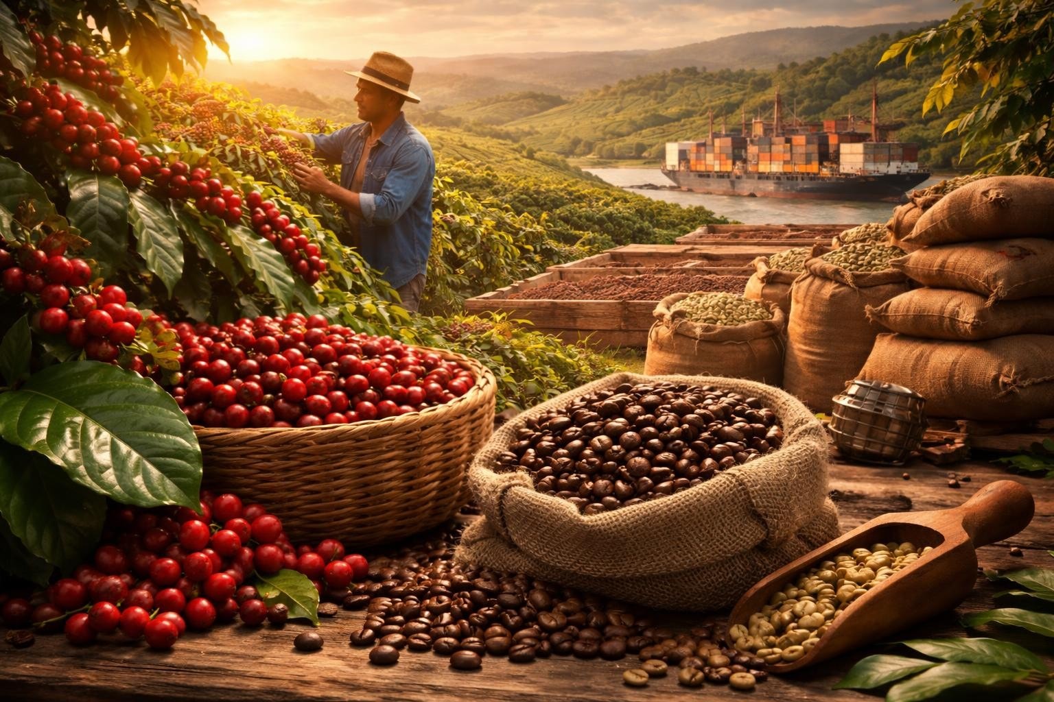 Café Brésilien : Guide Complet du Géant du Café