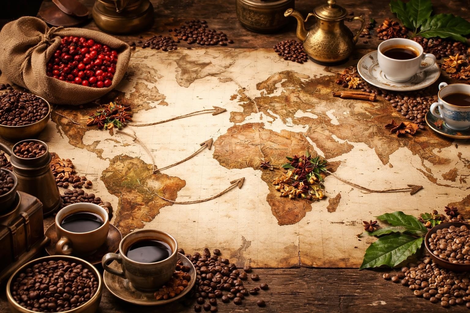 Origines Café : Histoire et Géographie du Grain