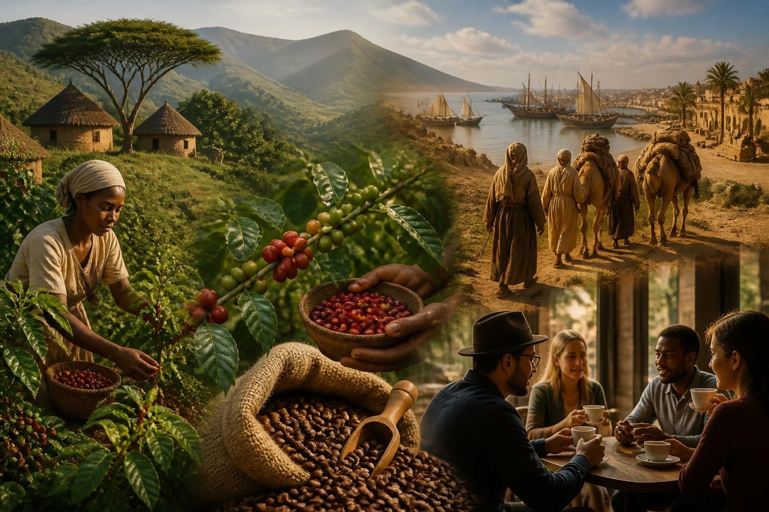 L'invention du café : origines et histoire fascinante