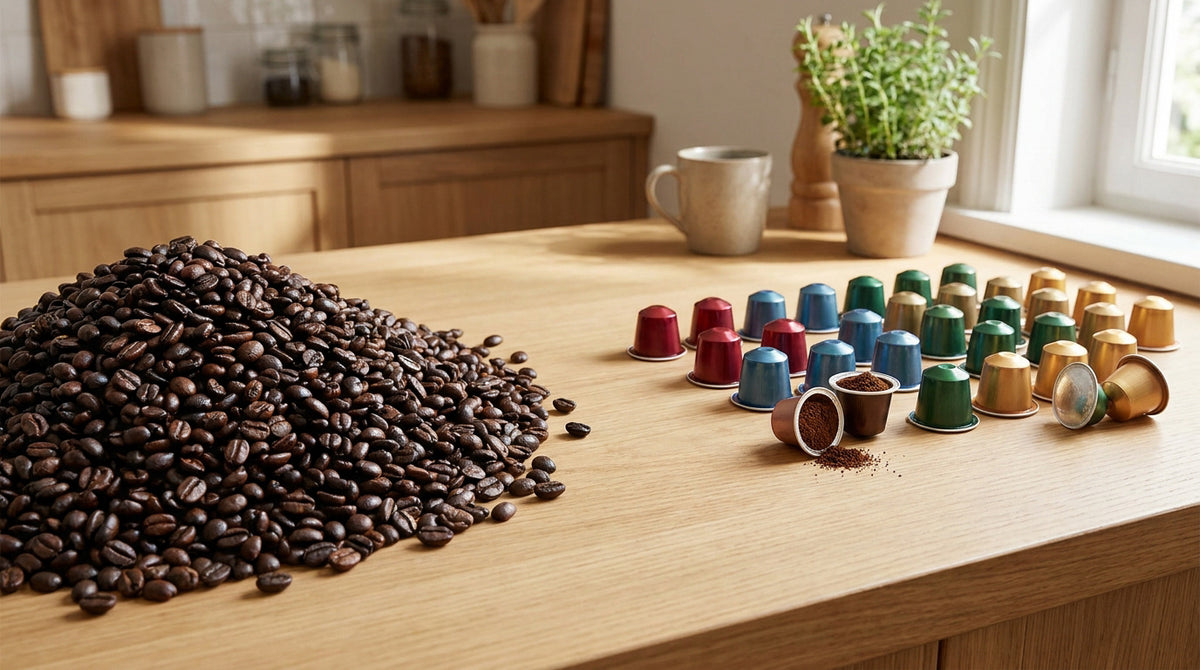 Café en grain ou capsules : quel est le moins cher ?