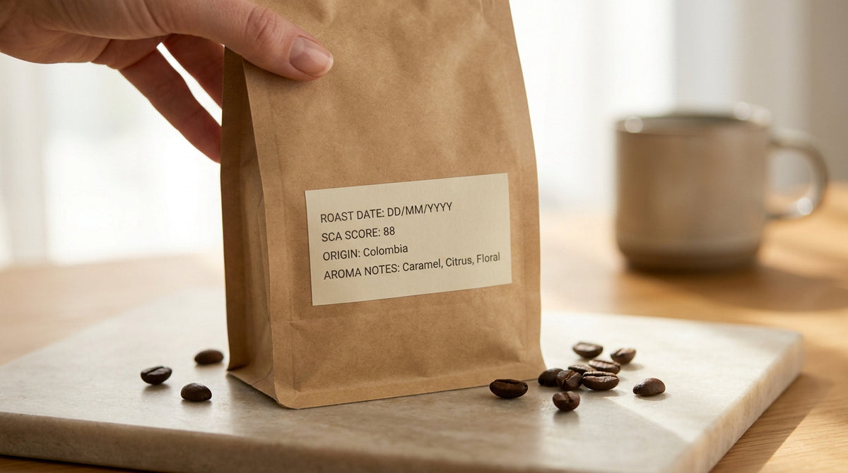Comment décrypter l'étiquette de votre café en grain