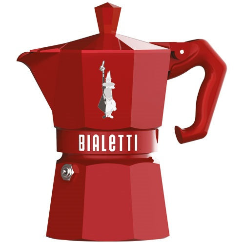 BIALETTI Cafetière italienne 3 tasses Rouge - Moka Exclusive - 1