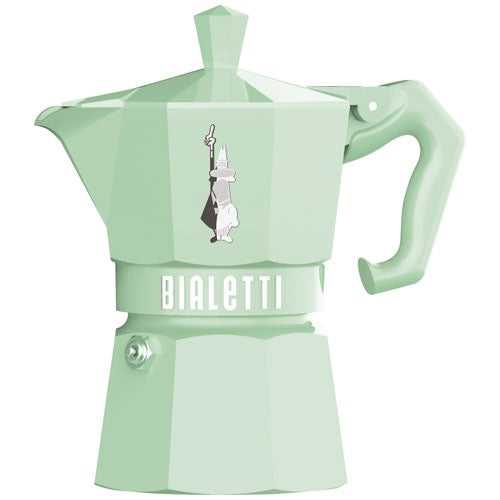 BIALETTI Cafetière italienne 3 tasses Vert Pastel - Moka Exclusive - 1