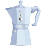 BIALETTI Cafetière italienne 6 tasses Bleu Pastel - Moka Exclusive - 1