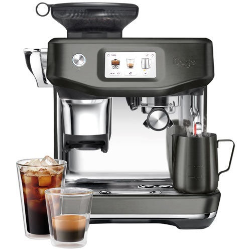 SAGE Machine à expresso Inox Noir - The Barista Touch Impress - SES882BST4FEU1 - 3