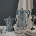 BIALETTI Cafetière italienne 6 tasses Gris Silver - Moka Exclusive Octogonal - 2