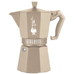 BIALETTI Cafetière italienne 6 tasses Sable du Désert - Moka Exclusive Octogonal - 1