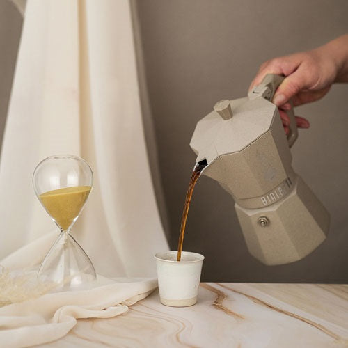 BIALETTI Cafetière italienne 6 tasses Sable du Désert - Moka Exclusive Octogonal - 2