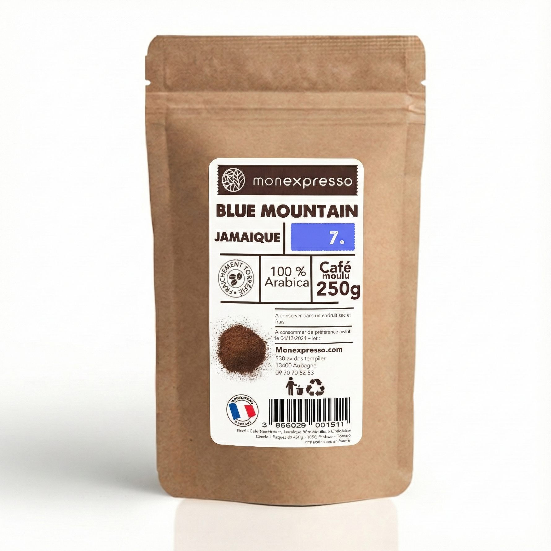 Café Moulu Jamaïque Blue Mountain Clydesdale Grade 1