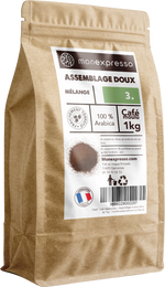 Café Moulu - Assemblage - Mélange Doux 100% Arabica