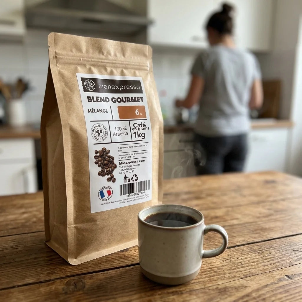 Café En Grains - Assemblage - Blend Gourmet - Arabica De Dégustation