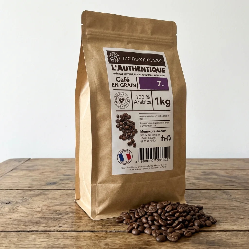 Café En Grains - Assemblage - L' Authentique (10Kg Vente En Gros)