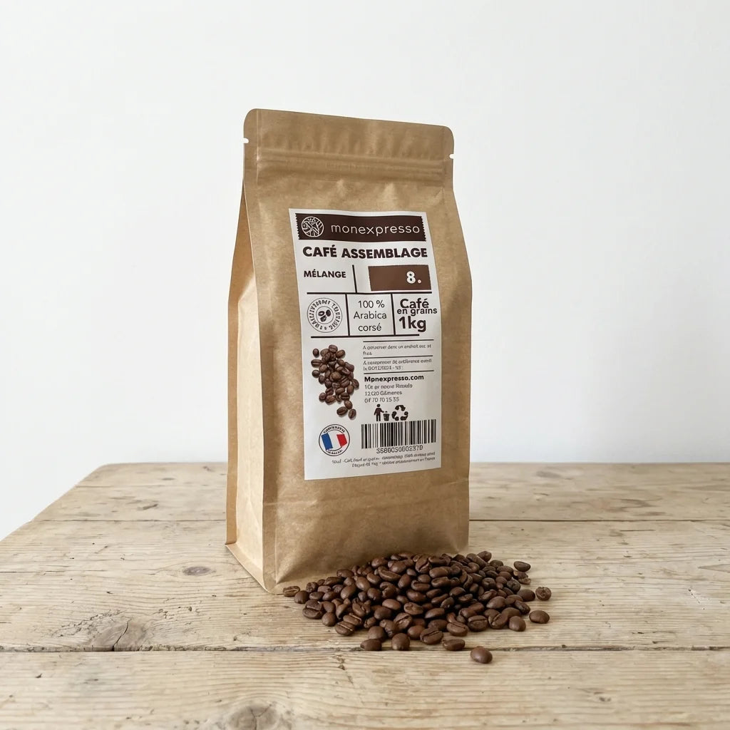 Café En Grains - Assemblage - Mélange Corsé 100% Arabica