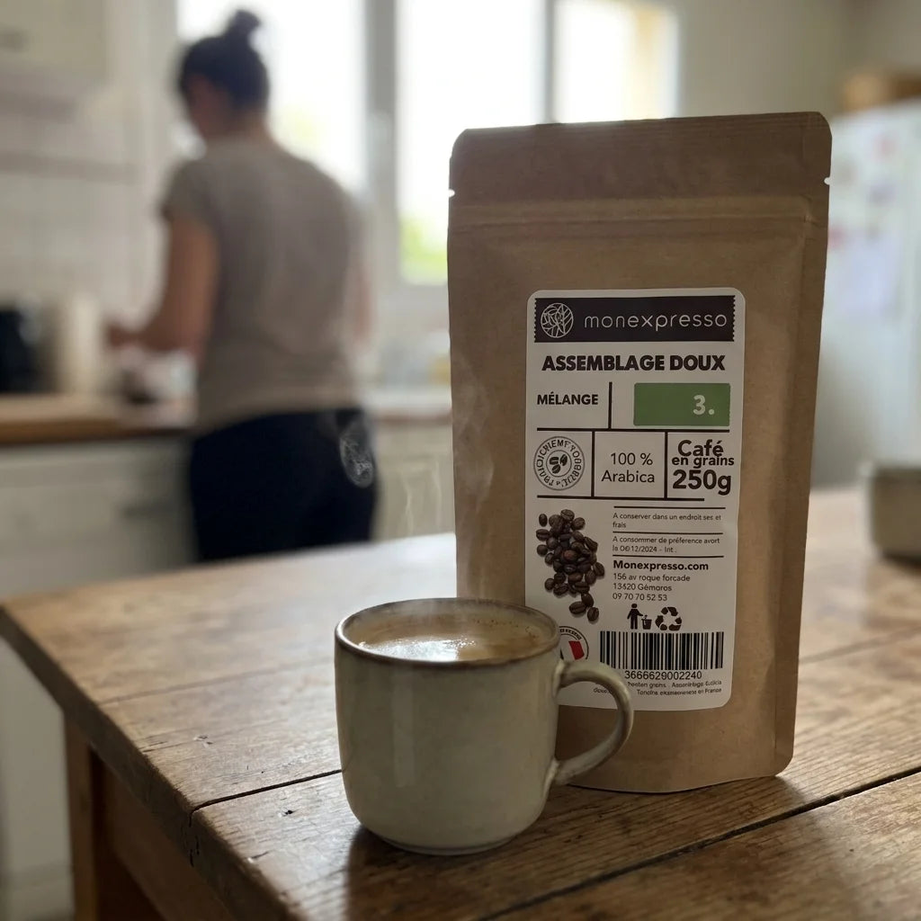 Café En Grains - Assemblage - Mélange Doux 100% Arabica