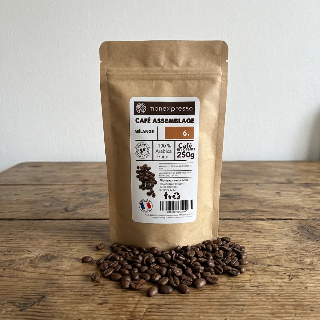 Café En Grains - Assemblage - Mélange Fruité 100% Arabica
