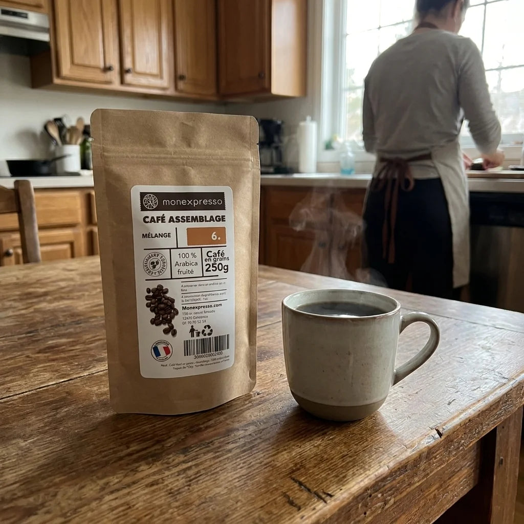 Café En Grains - Assemblage - Mélange Fruité 100% Arabica