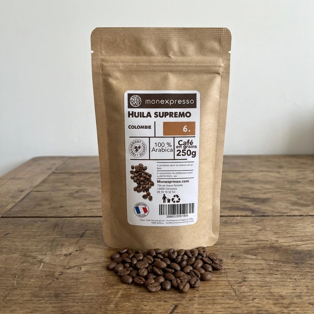 Café En Grains - Pure Origine -  Huila Supremo - Grand Cru De Colombie