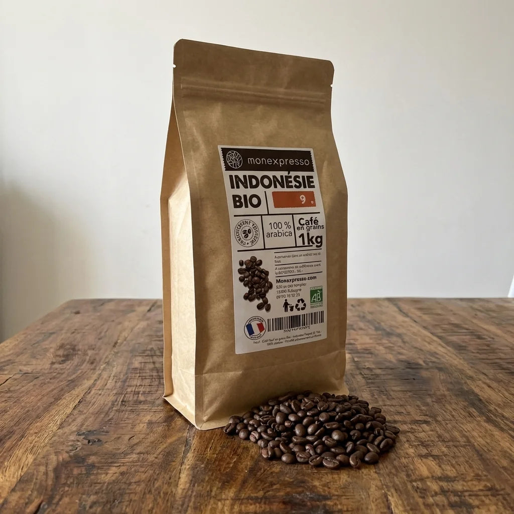 Café En Grains - Pure Origine -  Indonésie Bio