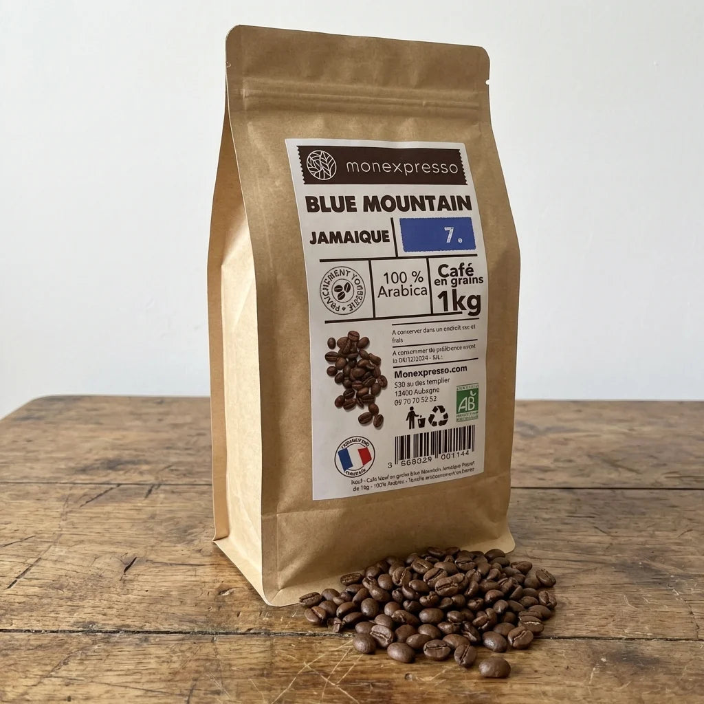 Café En Grains - Pure Origine - Jamaïque Blue Mountain Clydesdale Grade 1 (10Kg Vente En Gros)