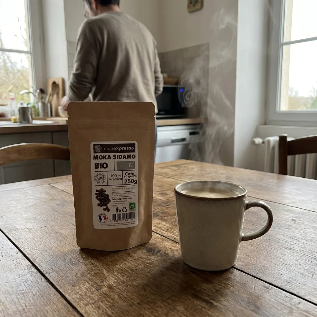 Café En Grains - Pure Origine -  Moka Sidamo D'Ethiopie Bio
