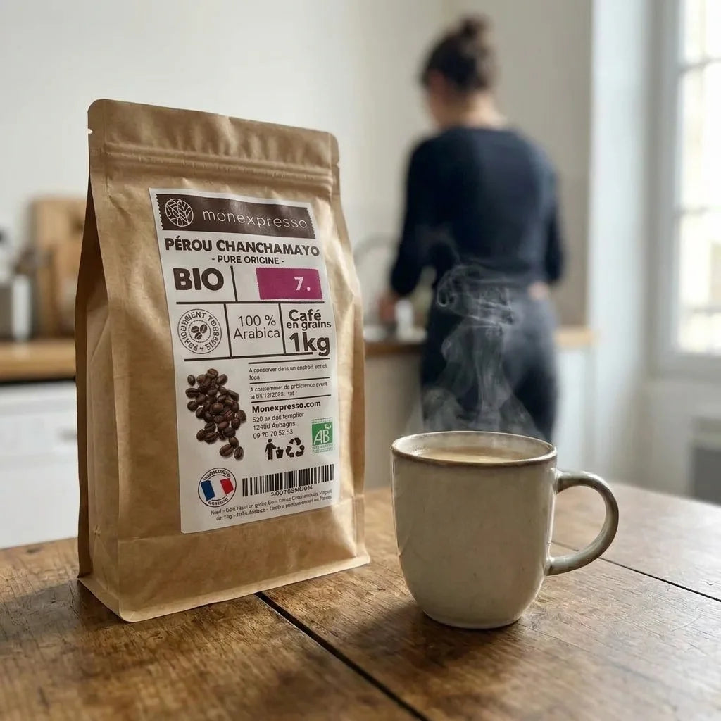 Café En Grains - Pure Origine - Pérou Chanchamayo Bio (10Kg Vente En Gros)