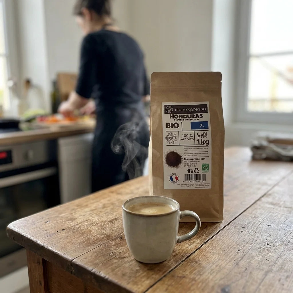Café Moulu - Pure Origine - Honduras Décaféiné Sans Solvant Bio
