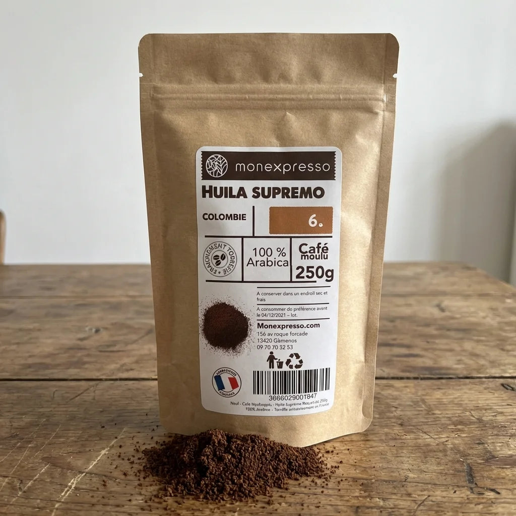 Café Moulu - Pure Origine - Huila Supremo Grand Cru De Colombie