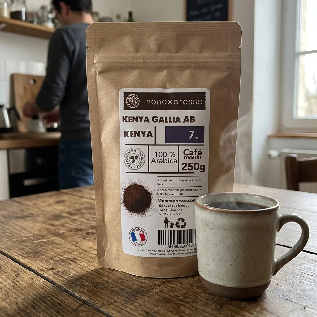 Café Moulu - Pure Origine - Kenya Gallia Ab Café Arabica Gourmet