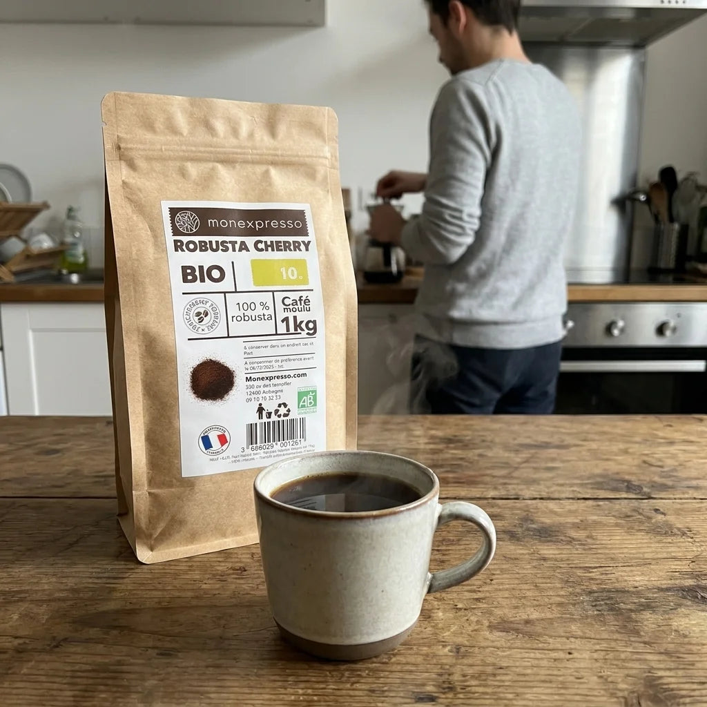 Café Moulu - Pure Origine - Robusta Cherry Bio