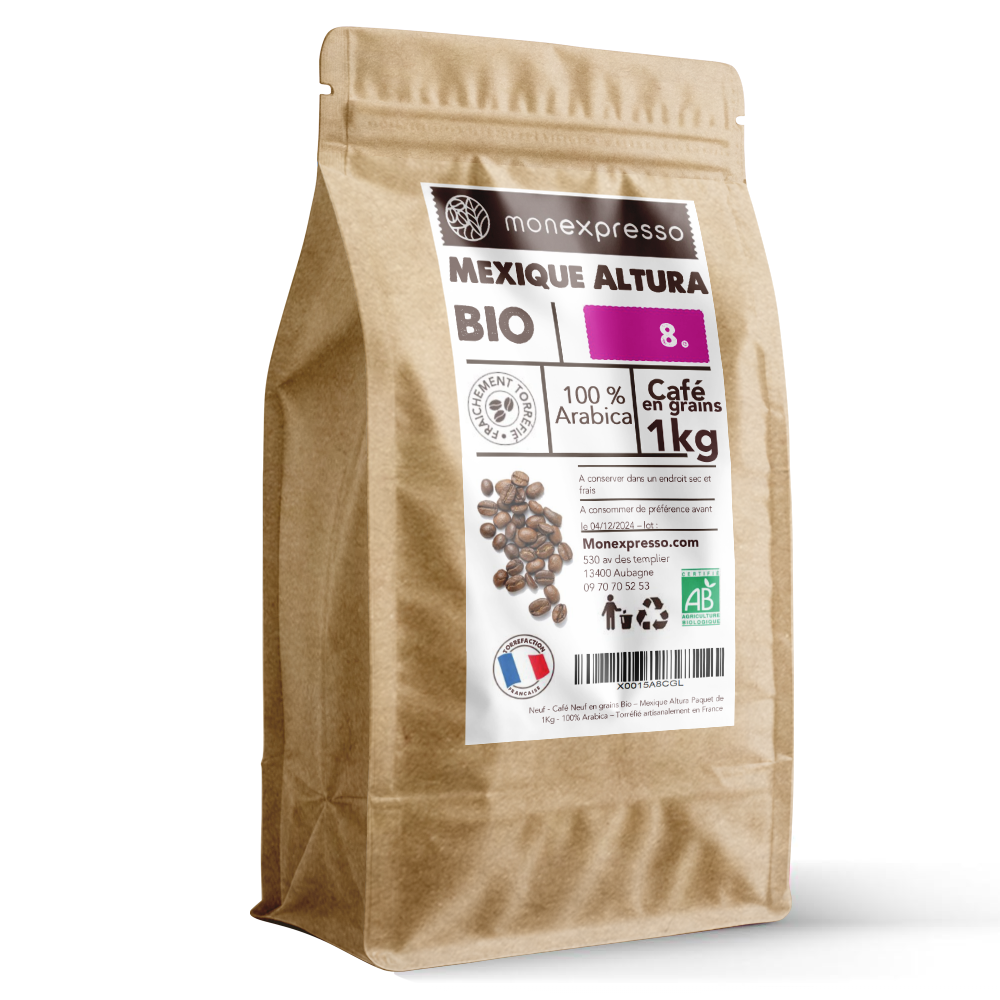 Café en grains Bio Mexique Altura