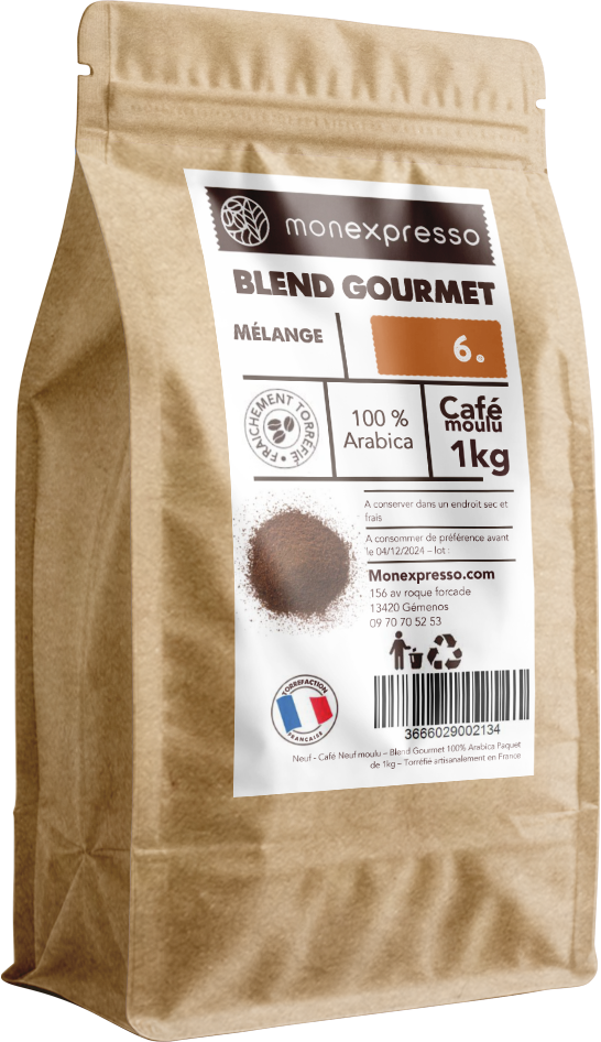 Café Moulu - Assemblage - Blend Gourmet - Arabica De Dégustation