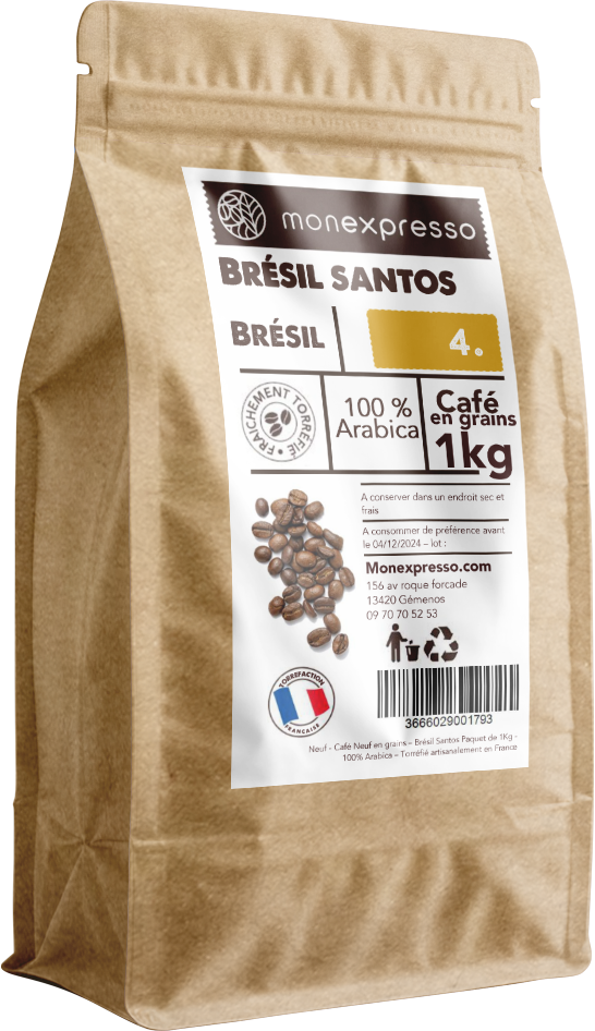 Café En Grains - Pure Origine - Brésil Santos