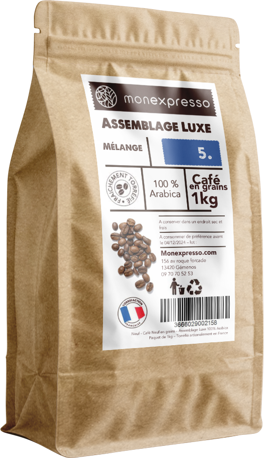 Café En Grains - Assemblage - Luxe - 100 % Arabica
