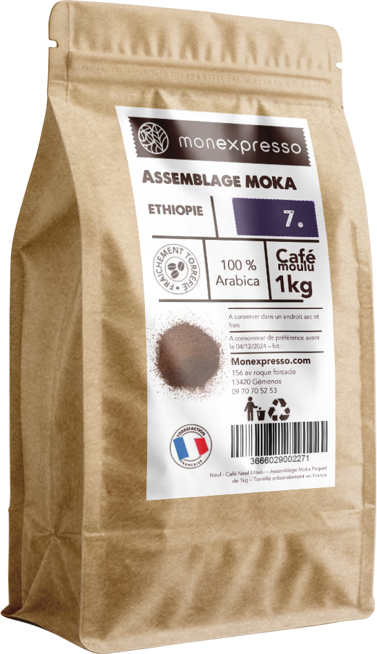 Café Moulu - Assemblage - Moka D’Éthiopie