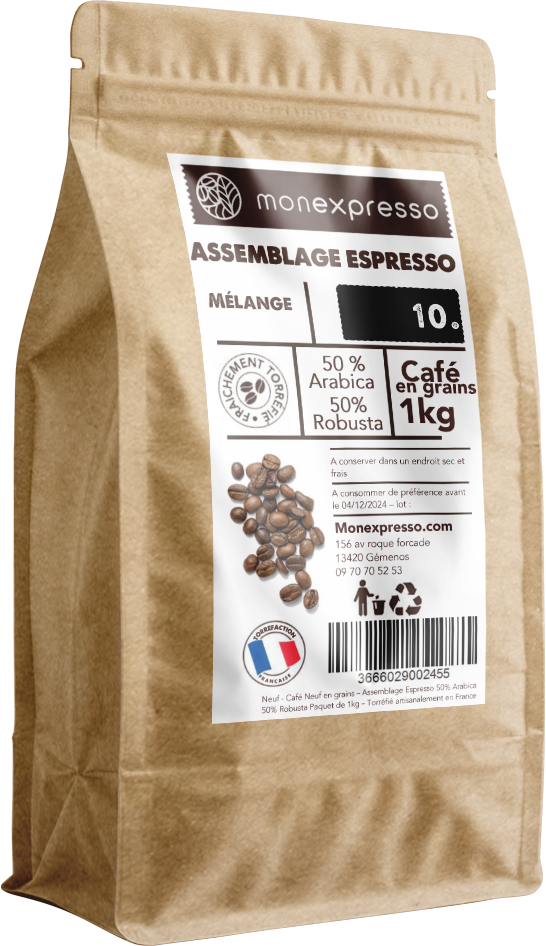 Café En Grains - Assemblage - Espresso 50% Arabica 50% Robusta