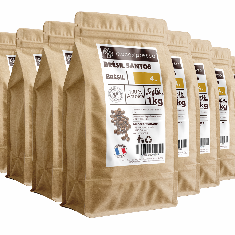 Café En Grains - Pure Origine - Brésil Santos
