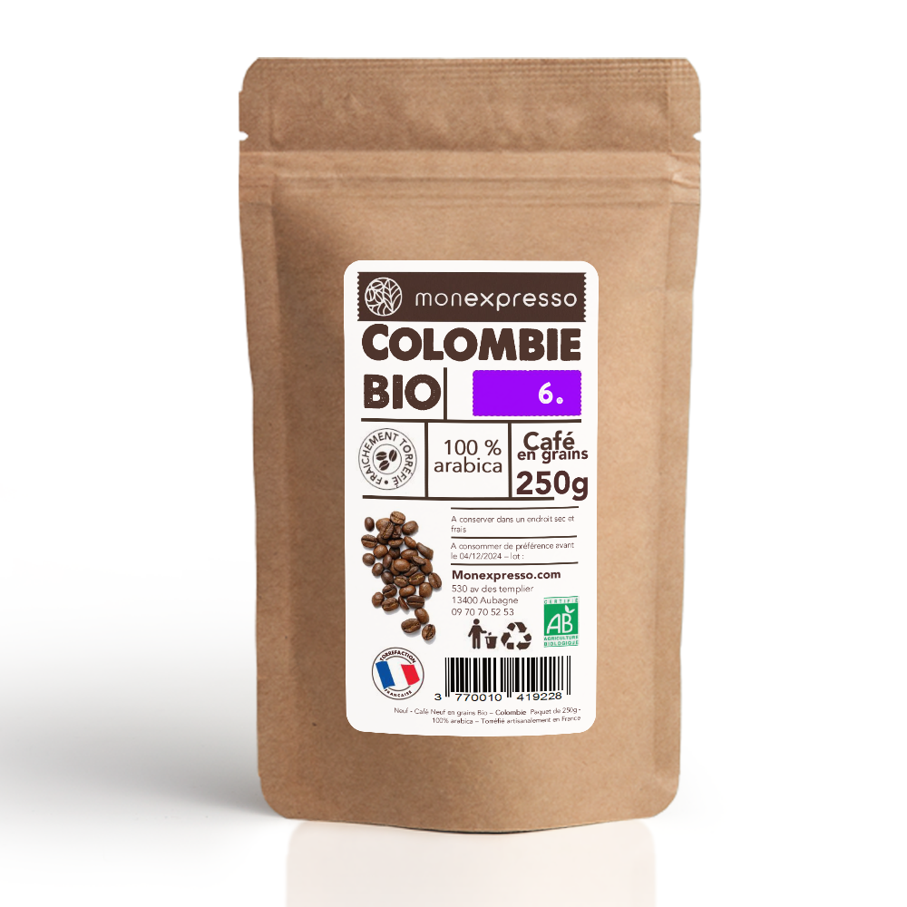 Café en grains Bio Colombie