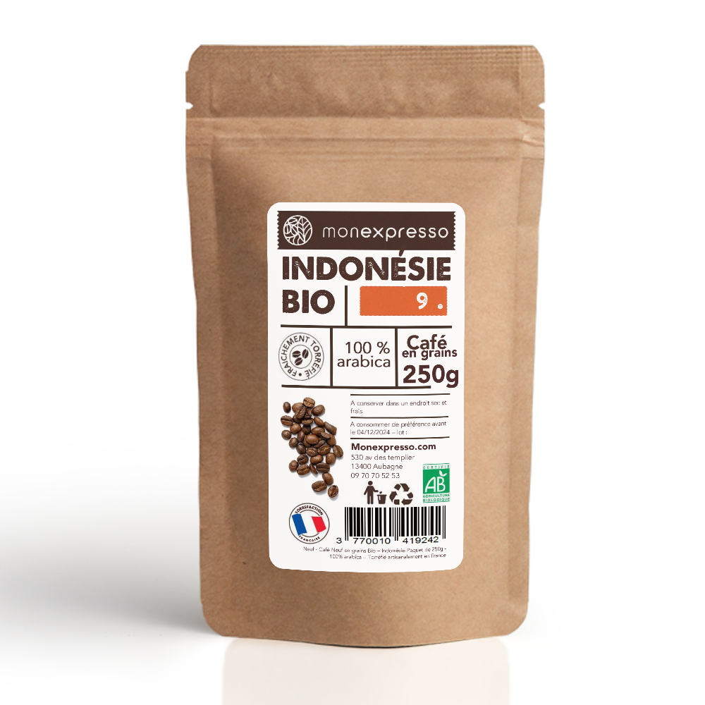 Café en grains Bio Indonésie