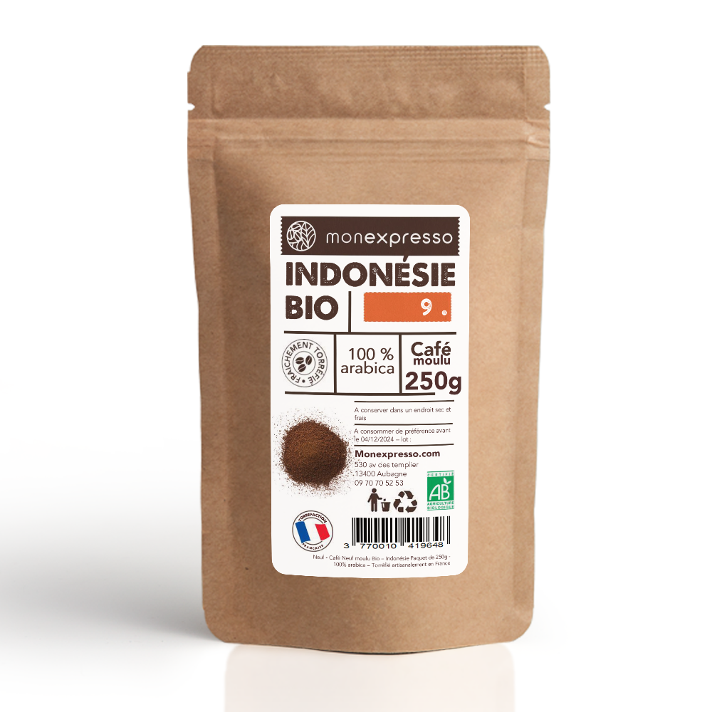 Café moulu Bio Indonésie