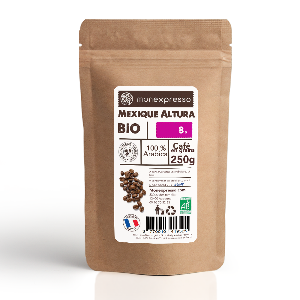 Café en grains Bio Mexique Altura