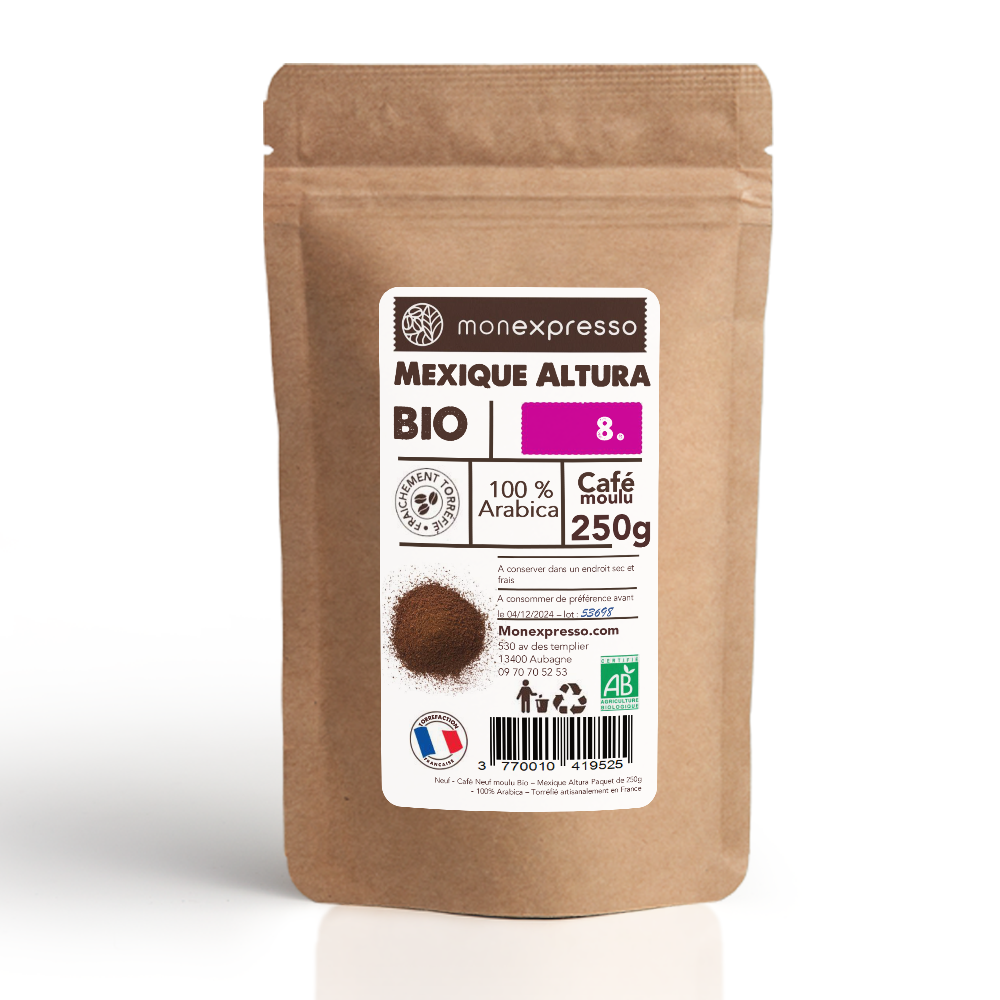 Café moulu Bio Mexique Altura