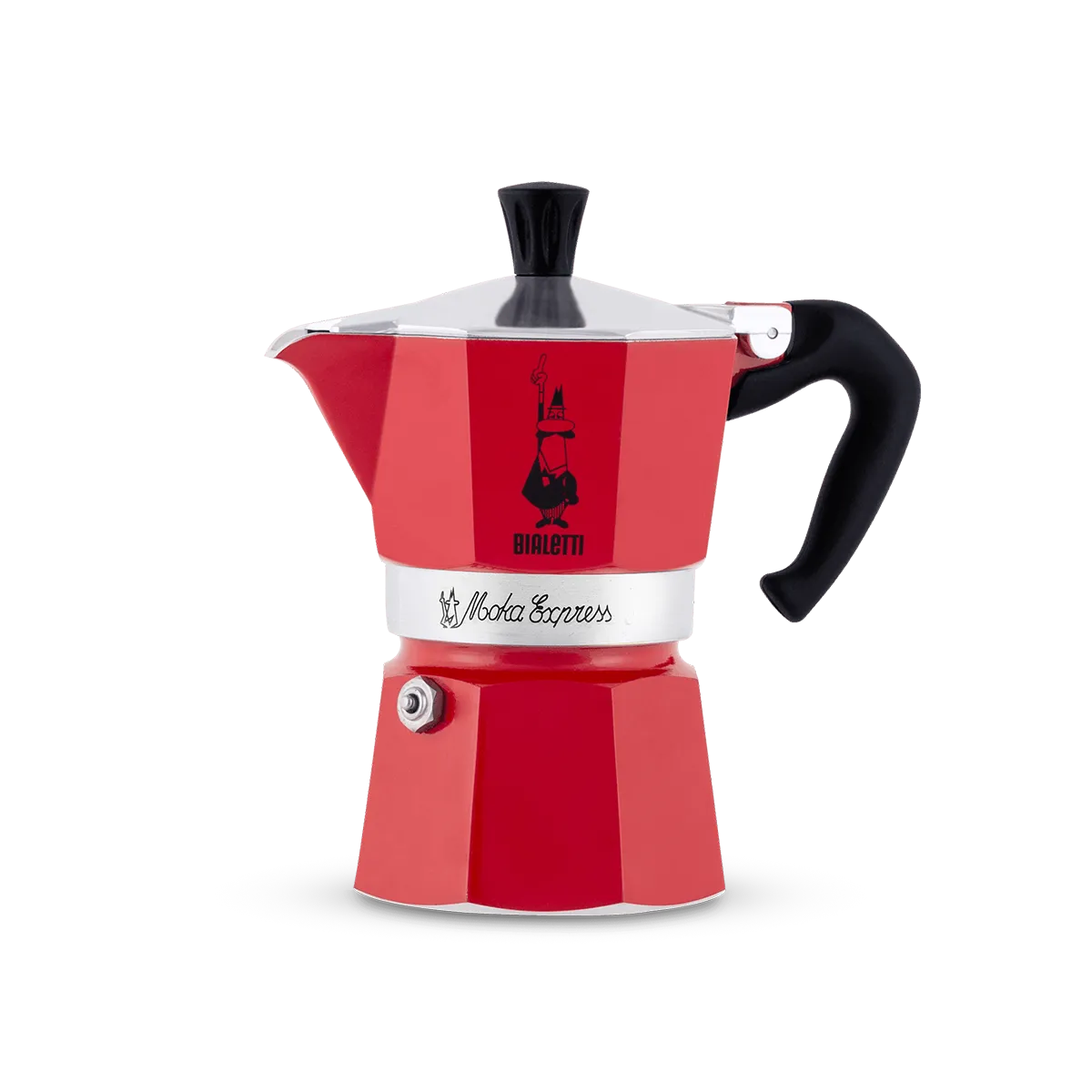 Bialetti Cafetière Italienne Moka Express Rouge 6 tasses