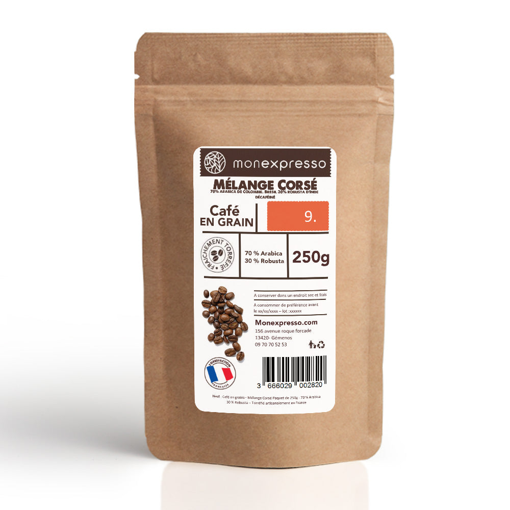 Café En Grains - Assemblage - Mélange Corsé Décaféiné