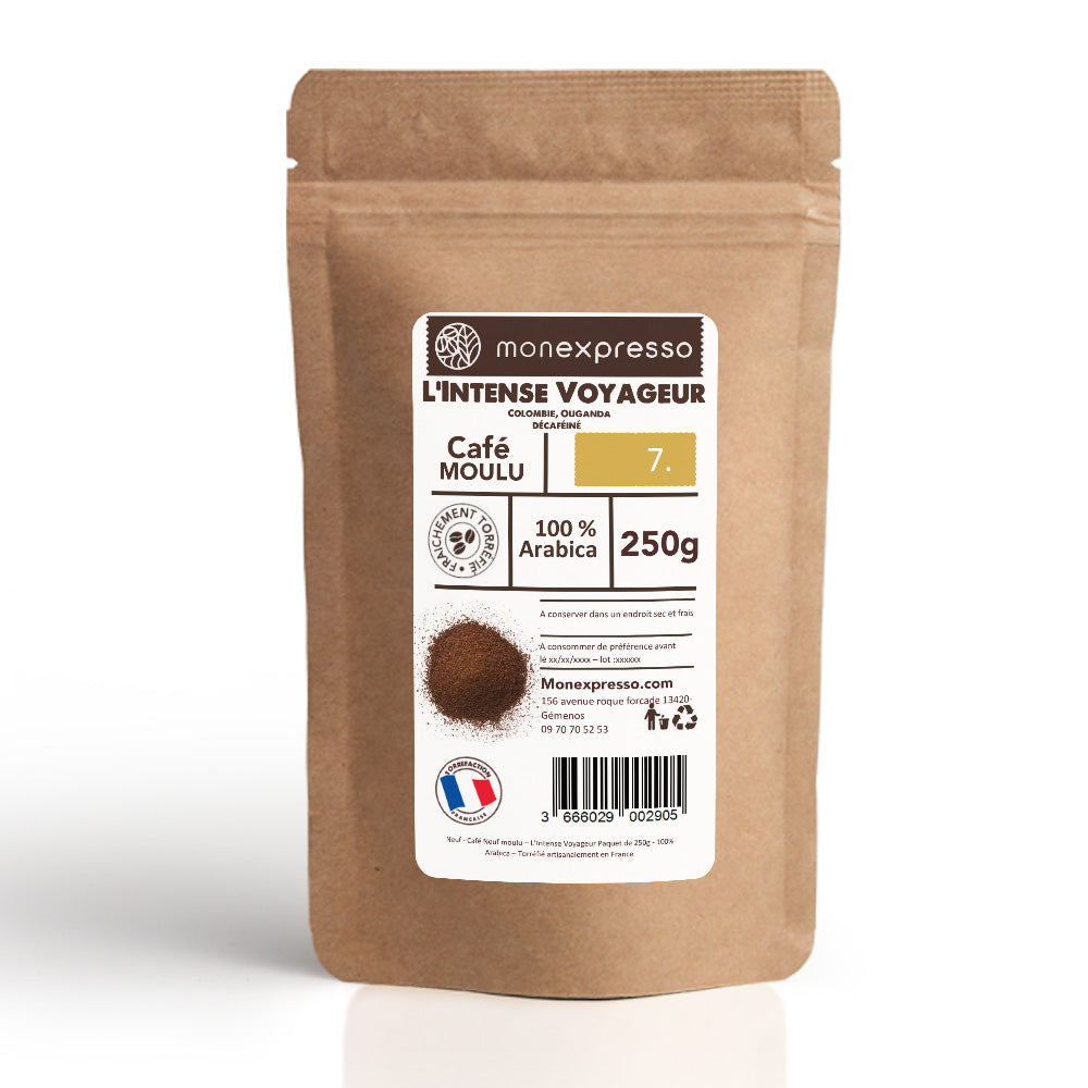 Café Moulu - Assemblage - L’Intense Voyageur Décaféiné