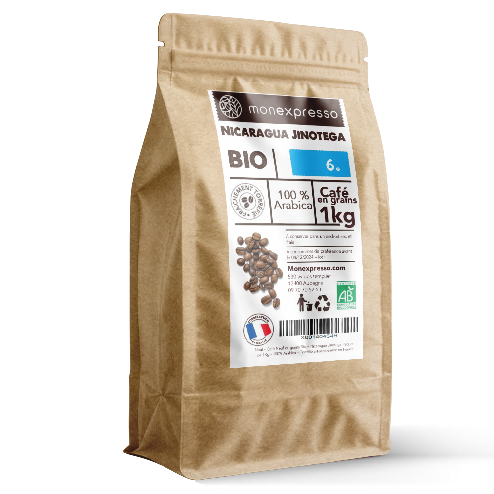 Café en grains Bio Nicaragua Jinotega